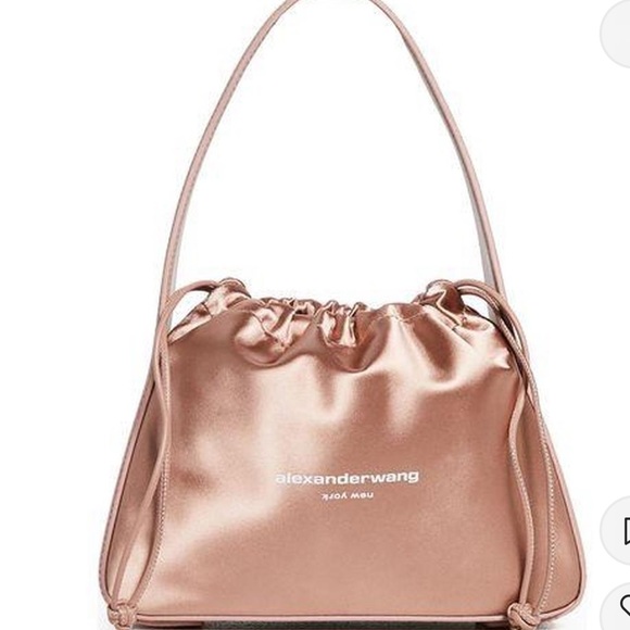 AlexanderWang Ryan Satin bag in sandstone - Picture 3 of 4